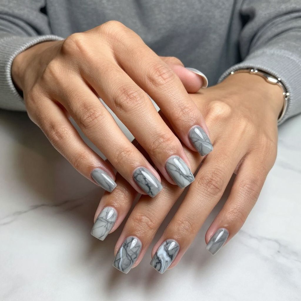 Marble Gray Elegance