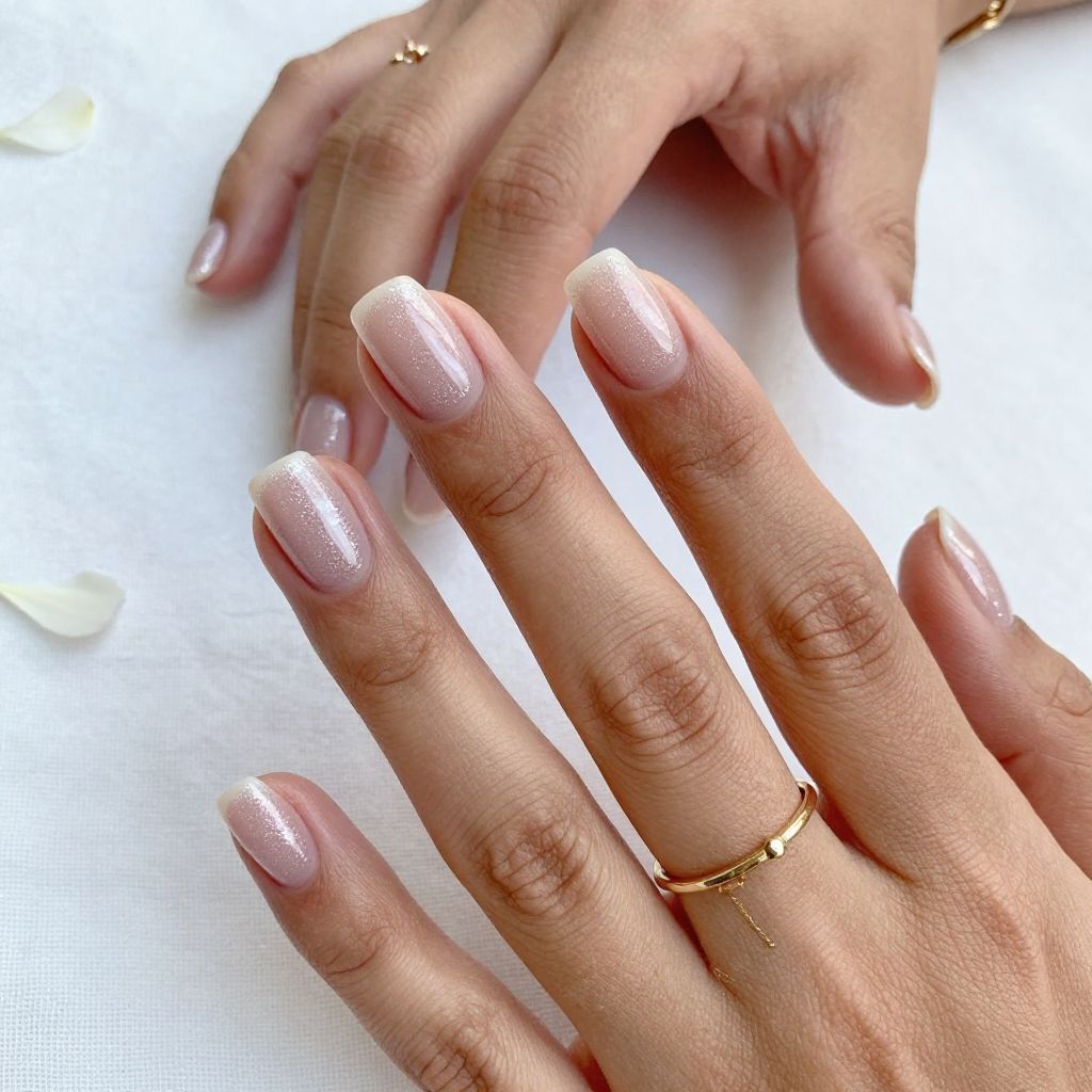 Crystal Clear with Subtle Sparkle