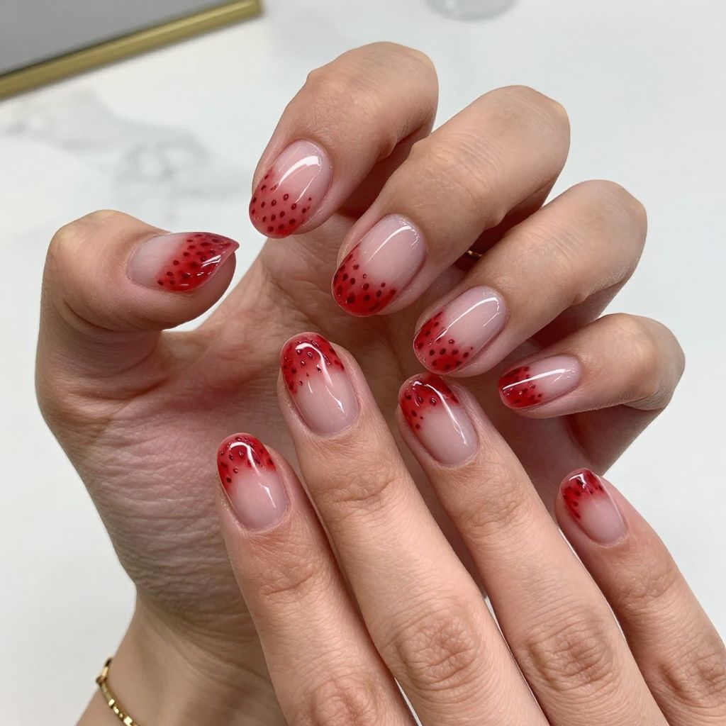 Glossy Strawberry Jam Effect