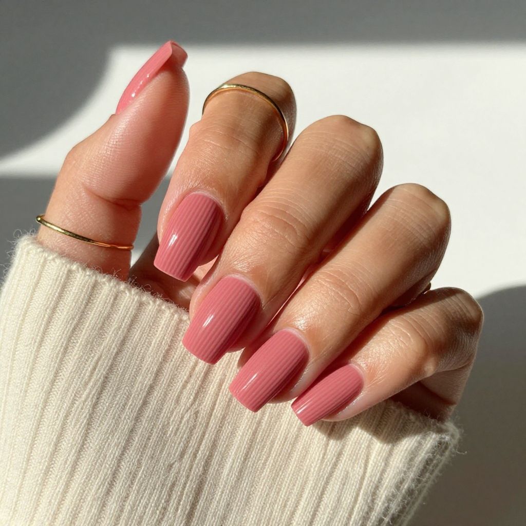 Strawberry Ribbed Texture Trend