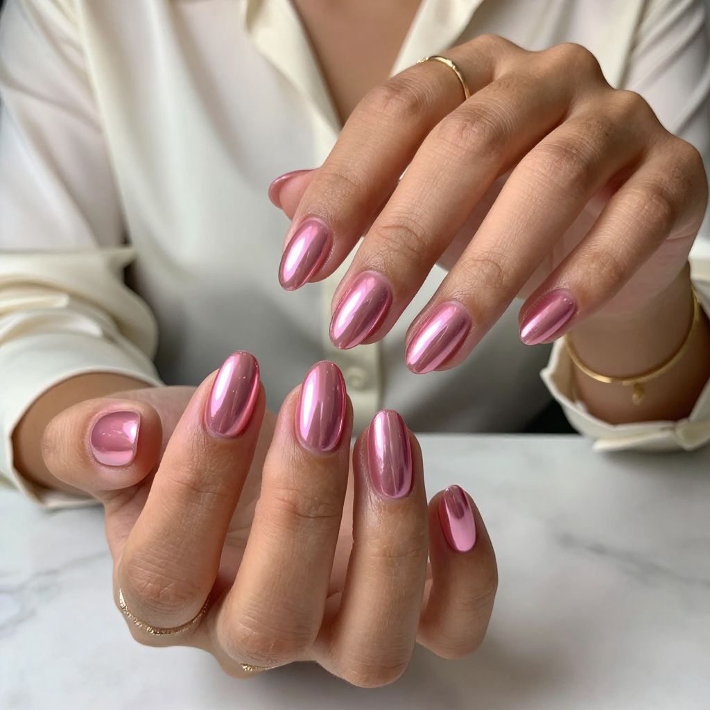 Hot Pink Chrome Chic