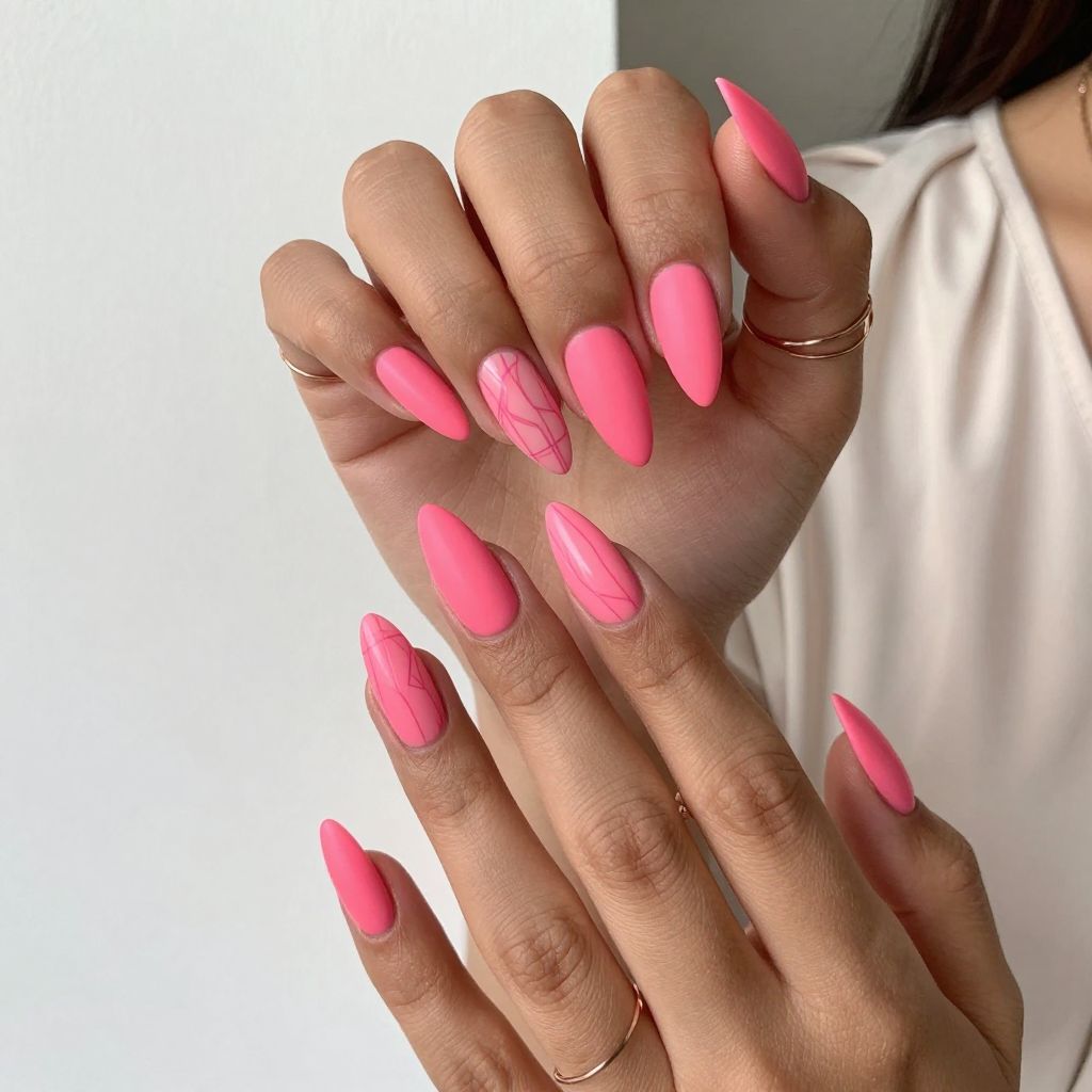 Flamingo Pink Twist