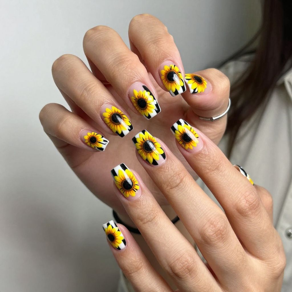 Graphic Sunflower Pop