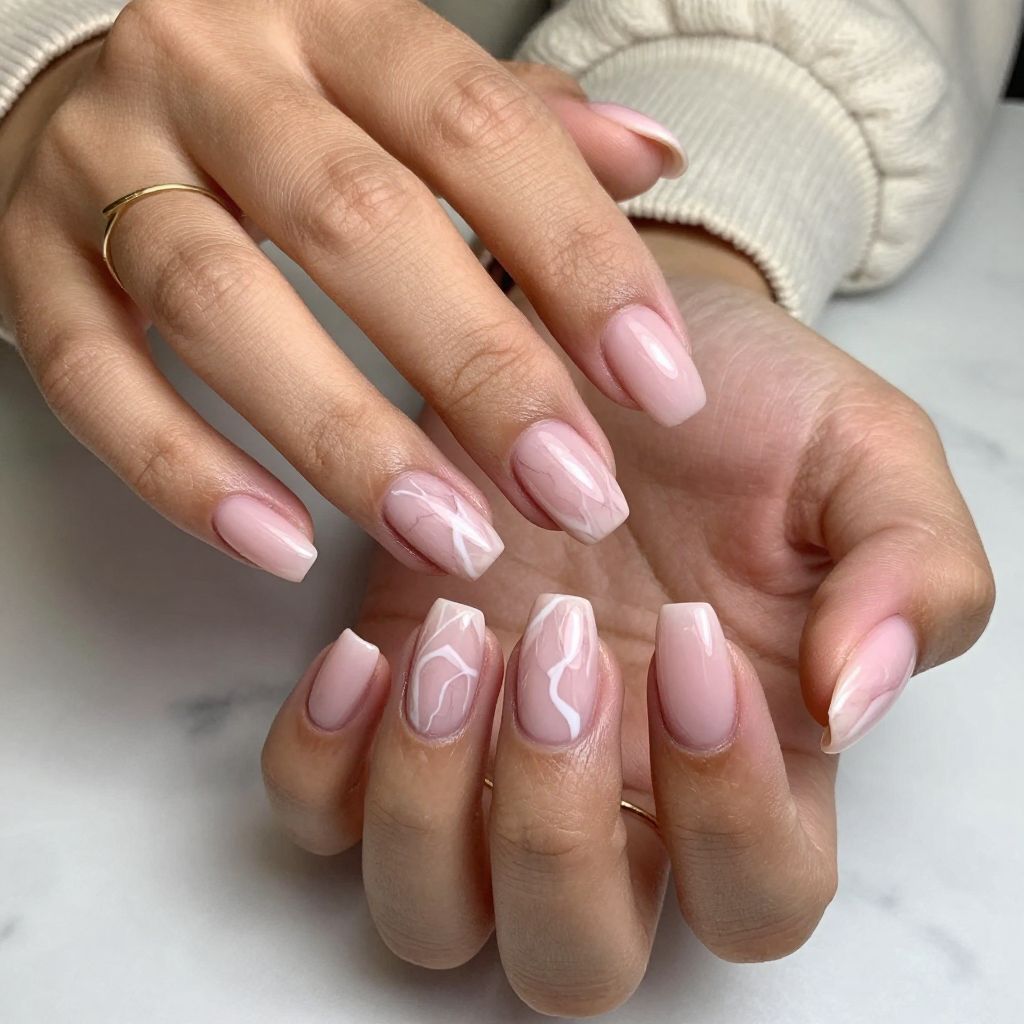 Soft Pink Marble Magic