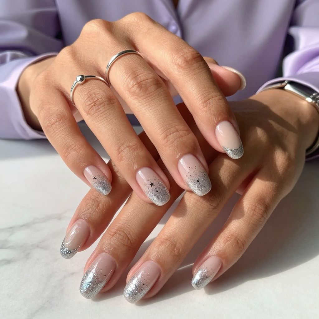 Glitter Gradient Stars