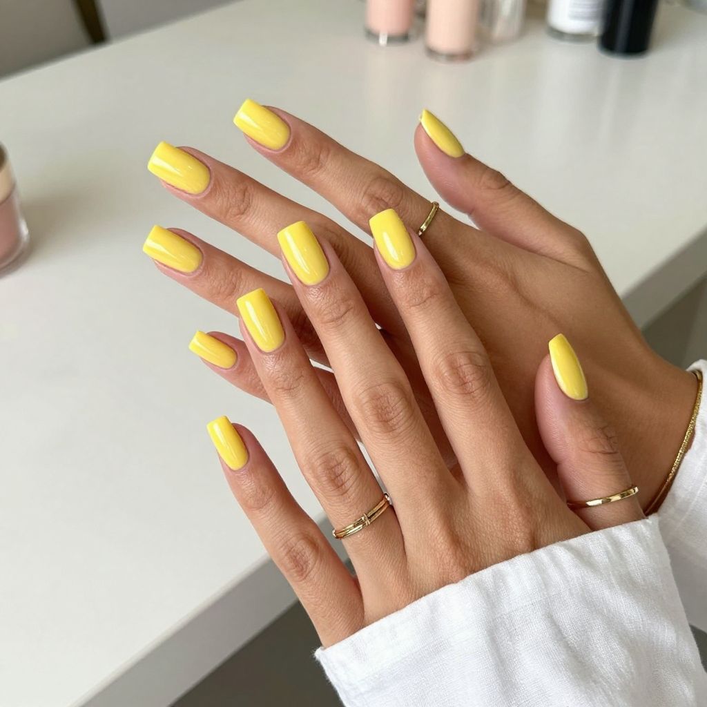 Bright Yellow Citrus Pop