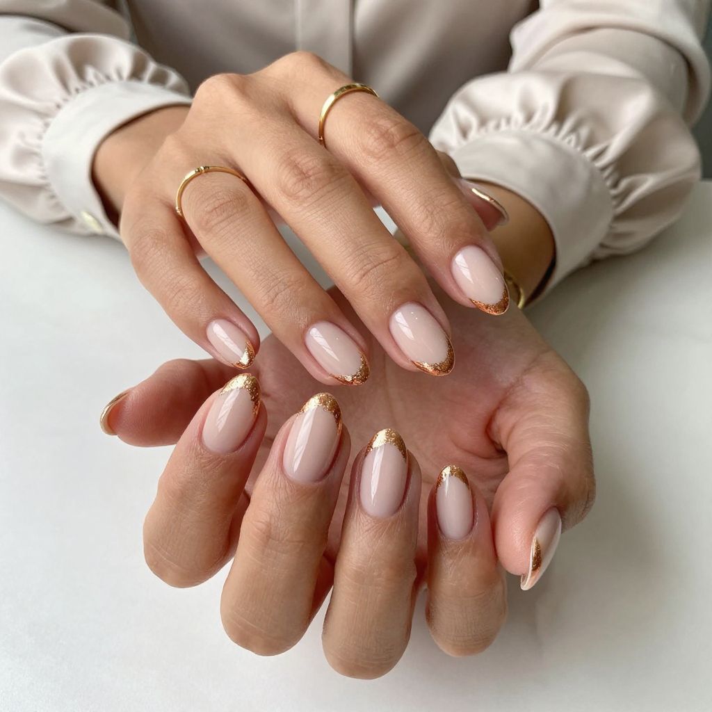 Copper Foil Tip Elegance