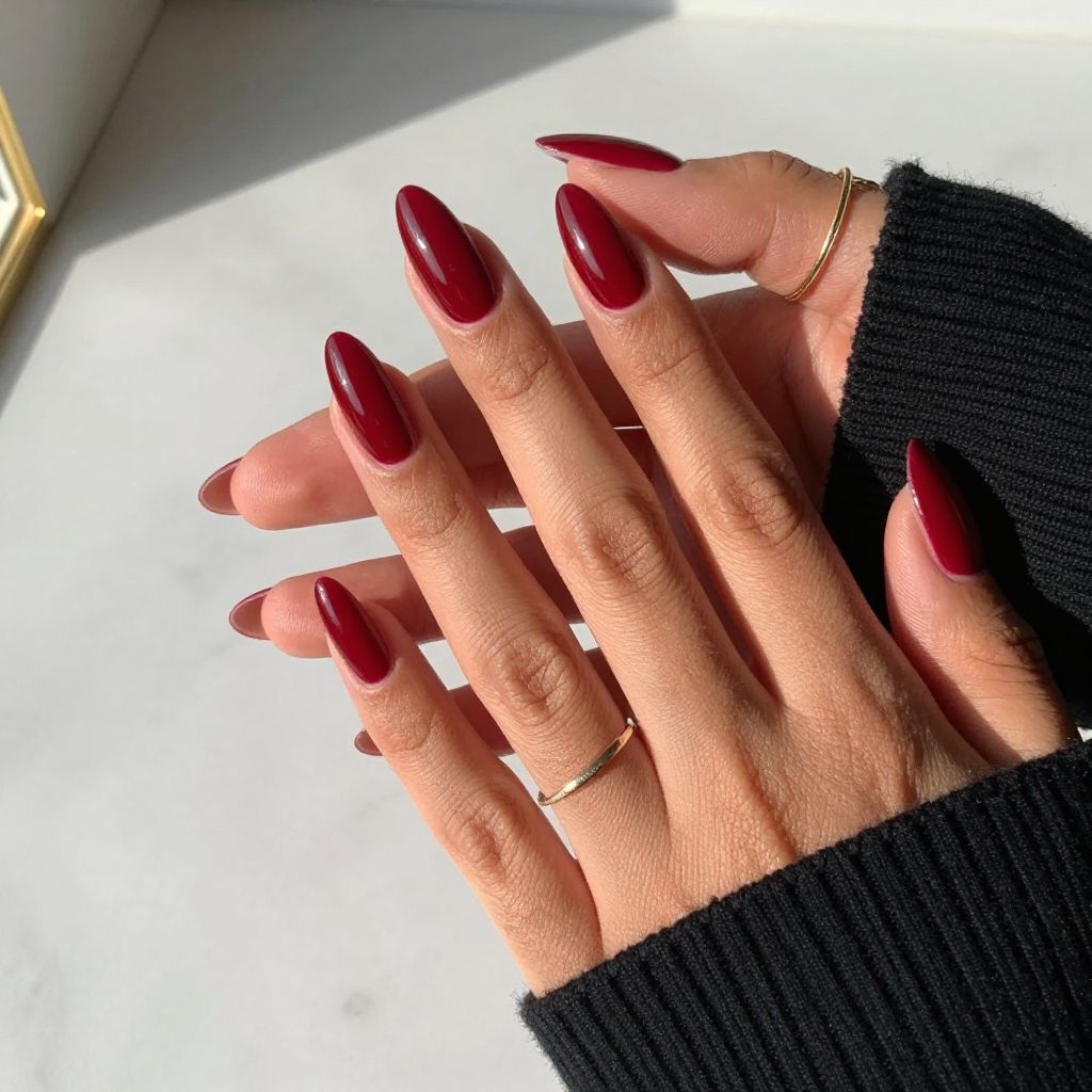 Classic Blood Red Stiletto