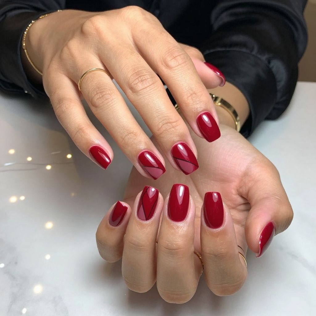 Ruby Red Negative Space