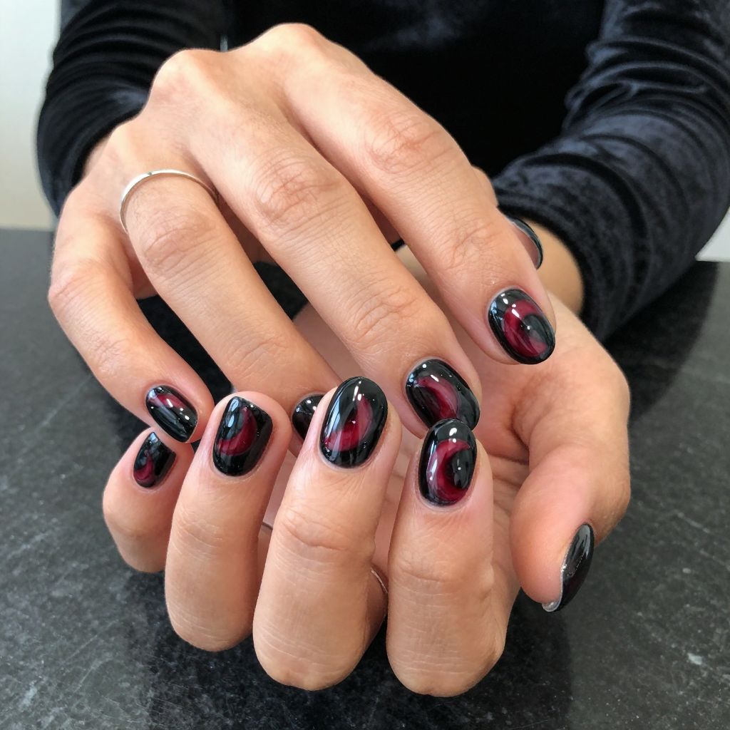 Blood Moon Marble