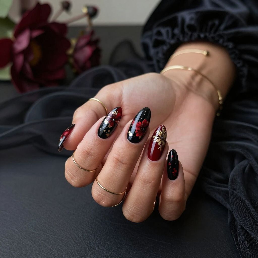 Dark Floral Vamp