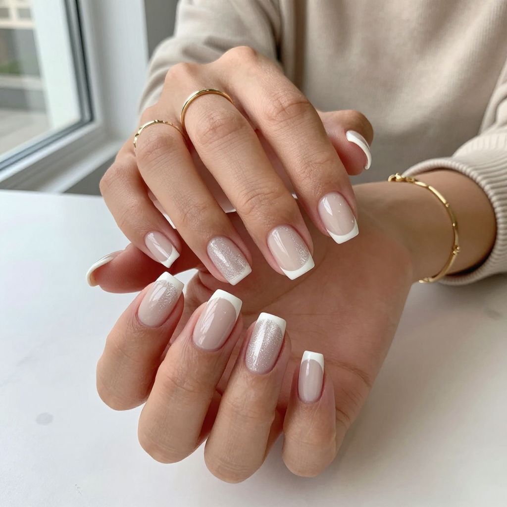 White Cat Eye French Twist