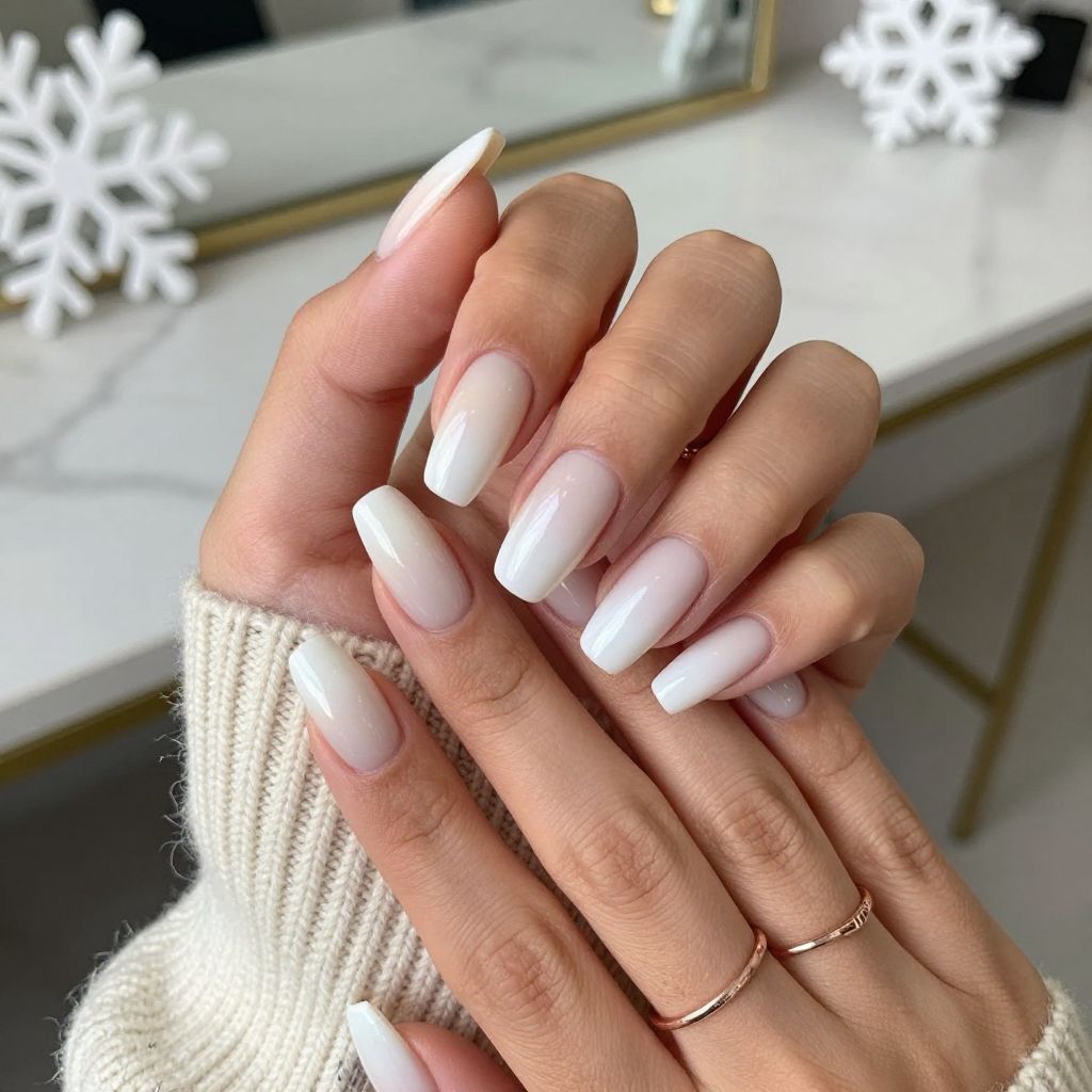 Snowy Ombre Elegance