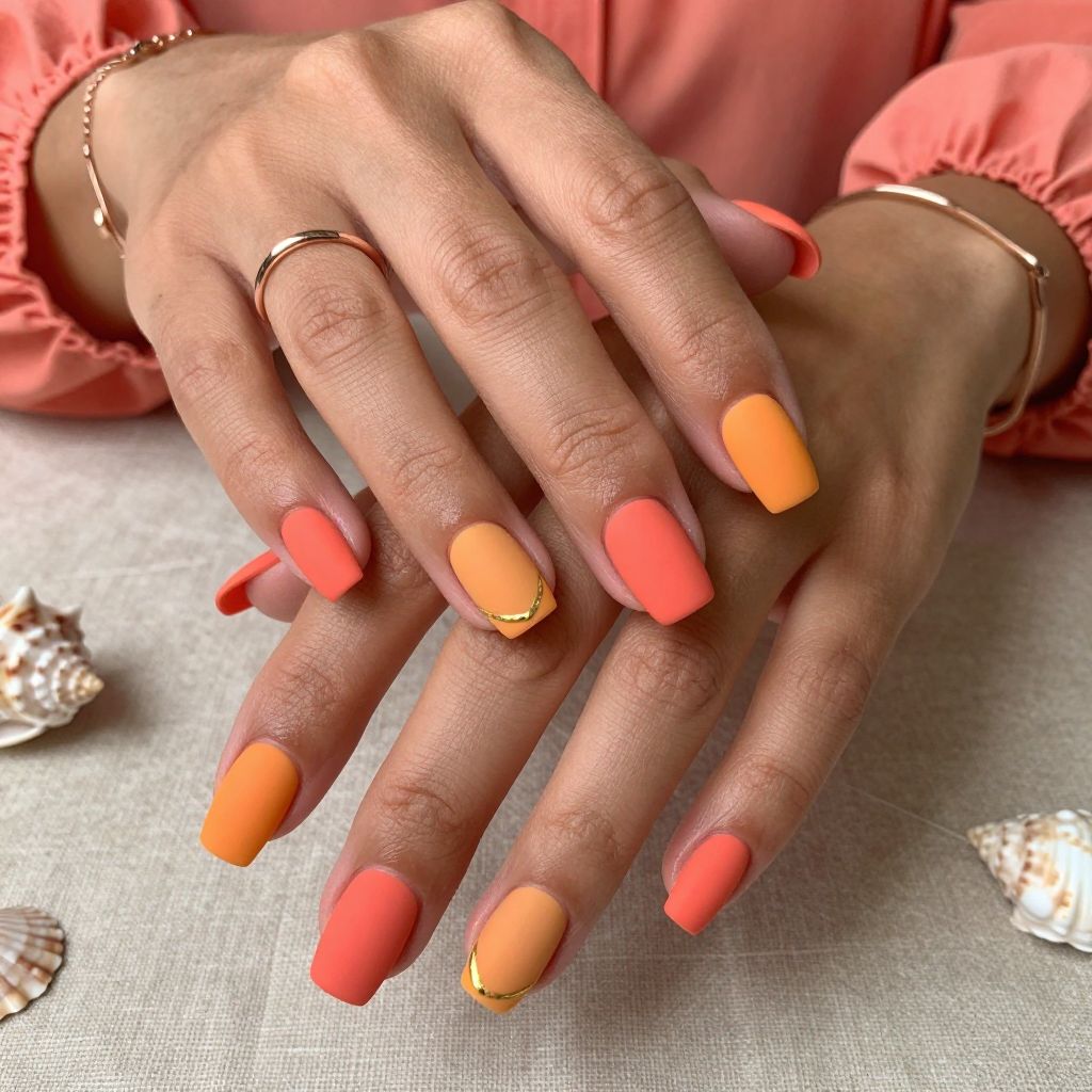 Coral Sunset Glow