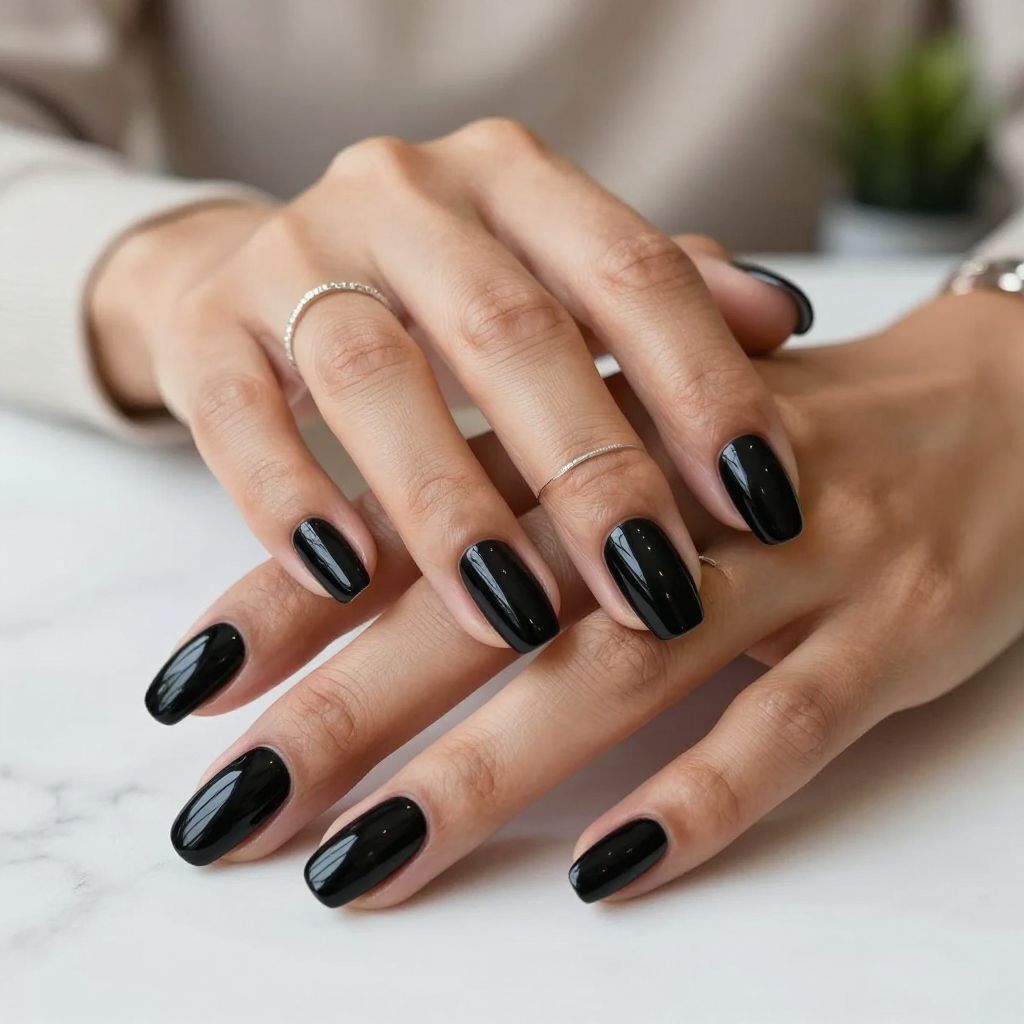 Glossy Black Minimalist Magic