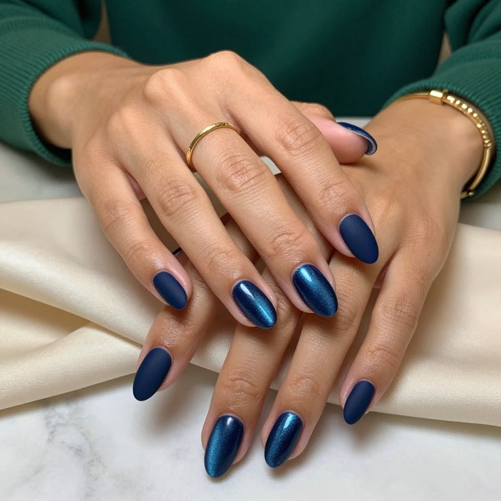 Navy Velvet Luxury