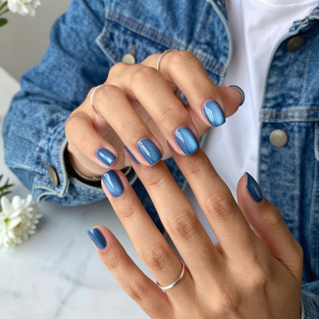 Denim Blue Casual Chic