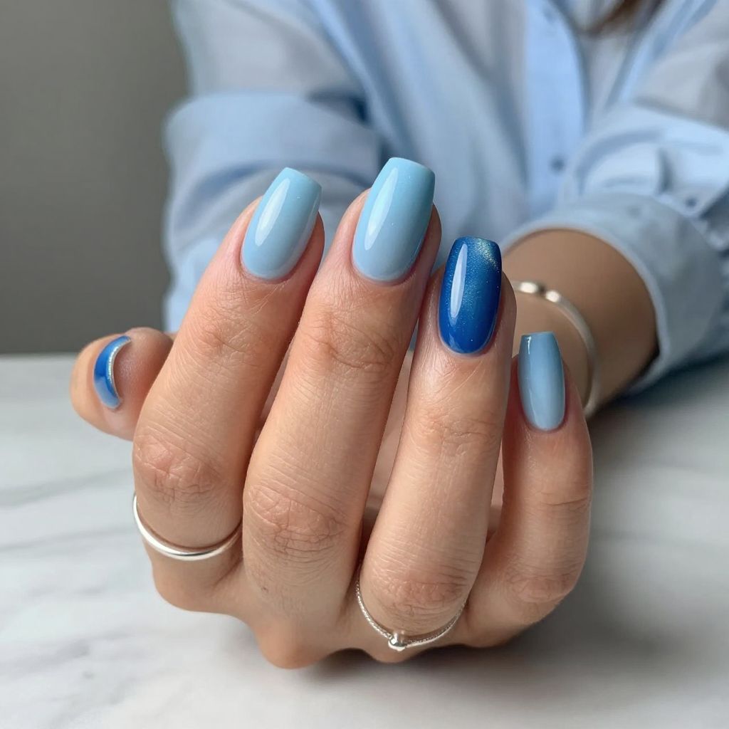 Blue Gradient Whisper