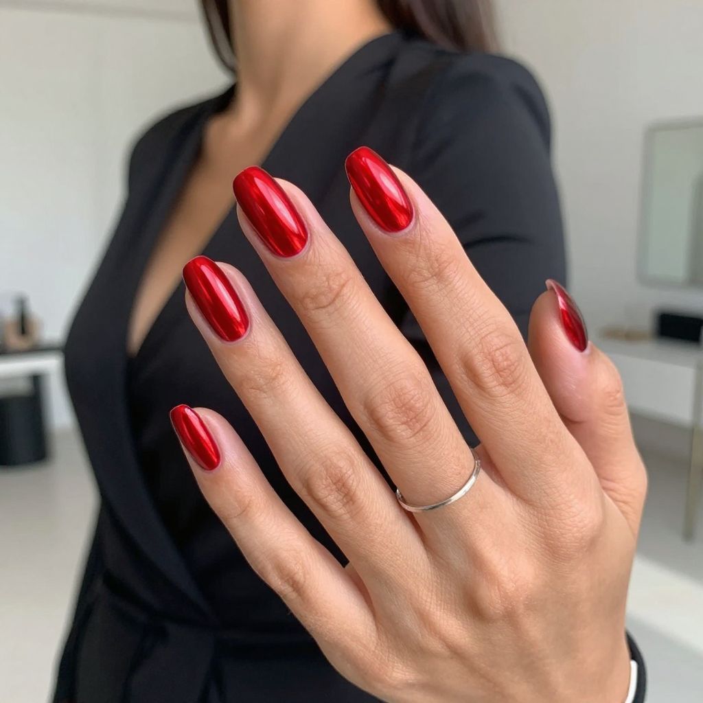 Cherry Red Chrome Shine