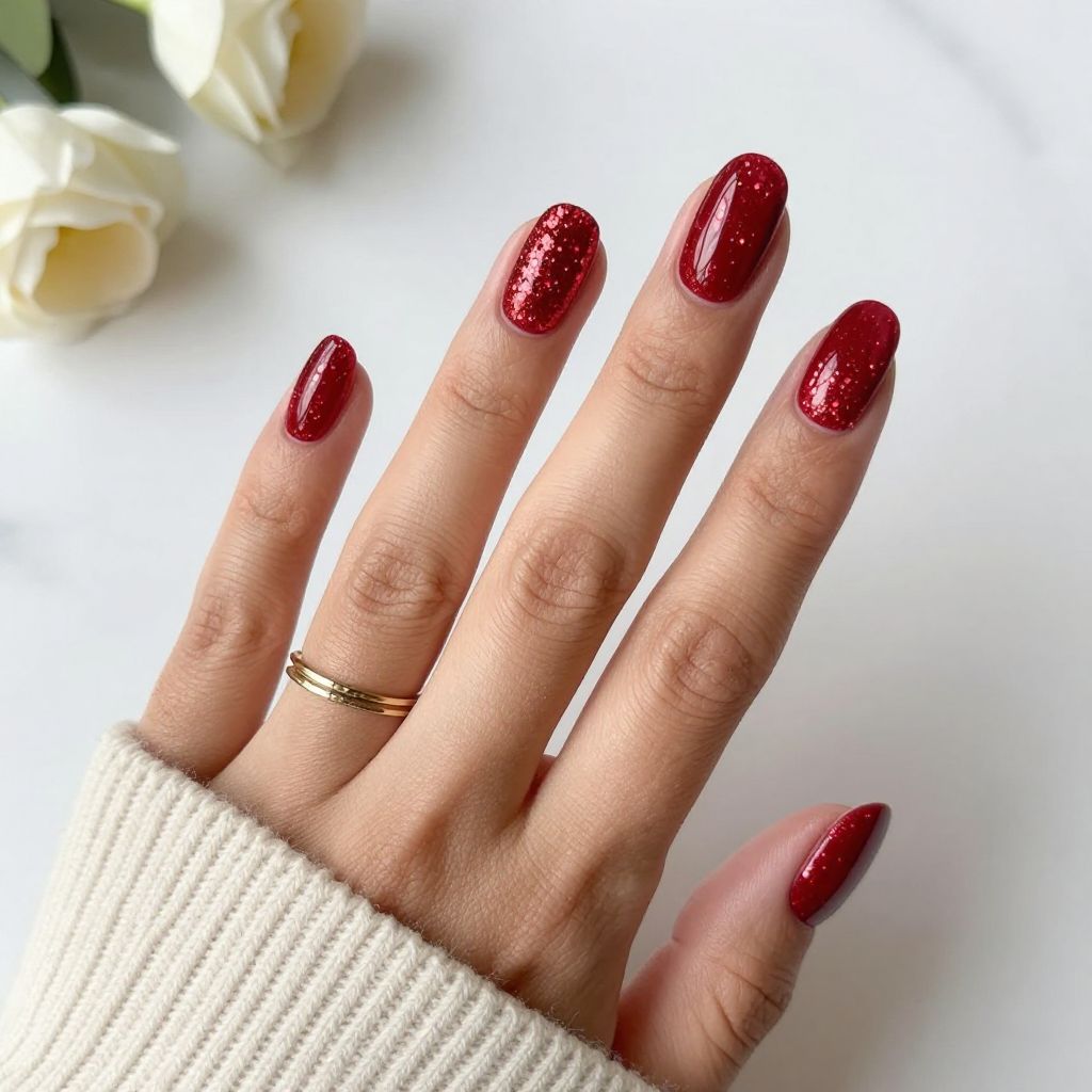 Glittery Cherry Bomb