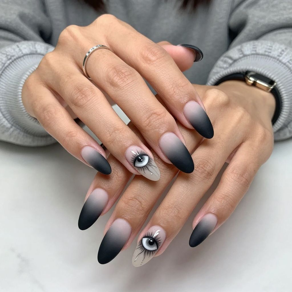 Soft Smokey Gradient With Mystic Eyes