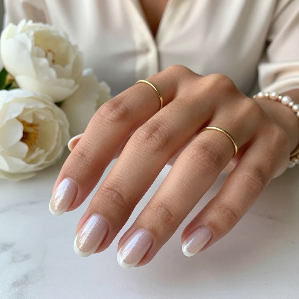 Subtle Pearlized Tips