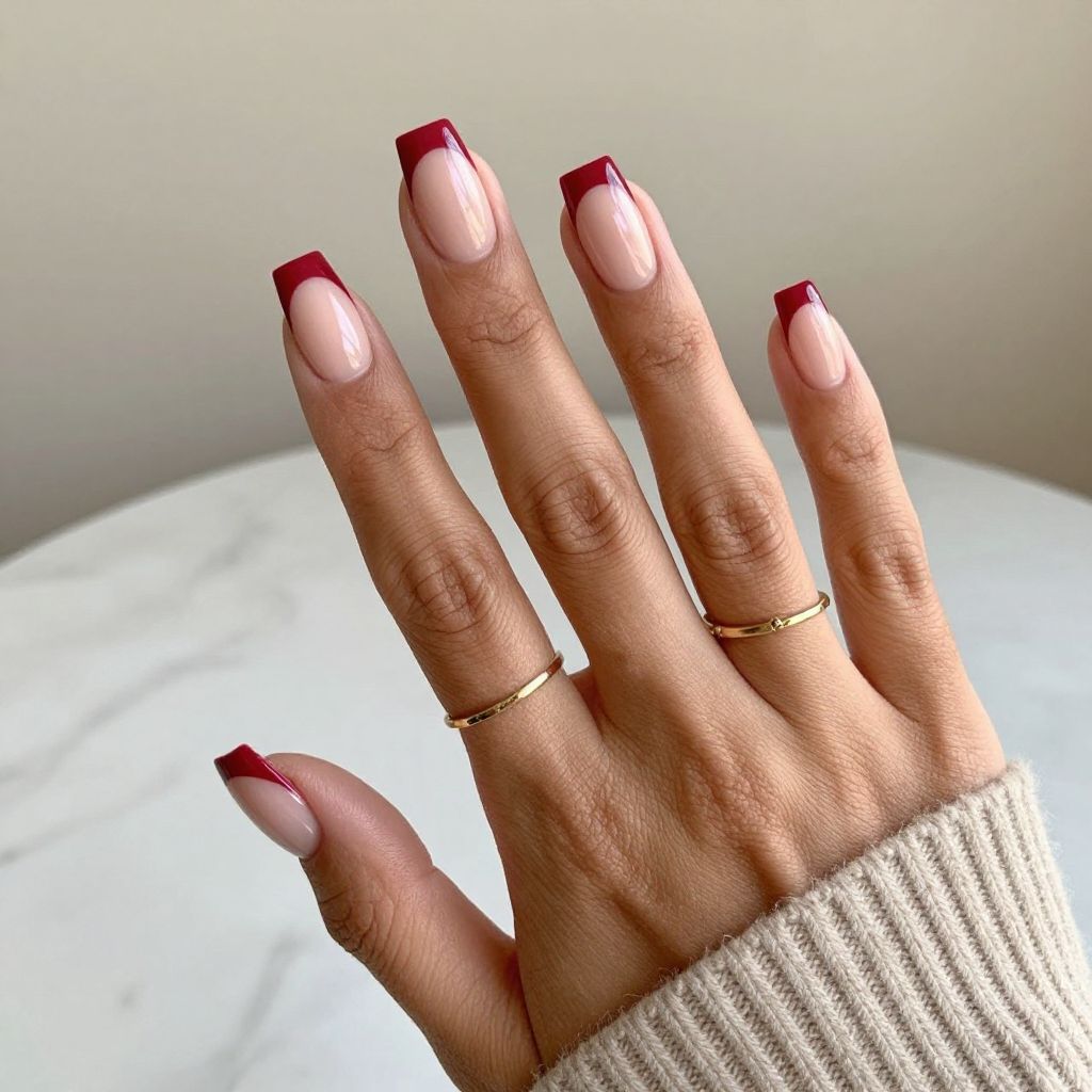 Reverse French Tips