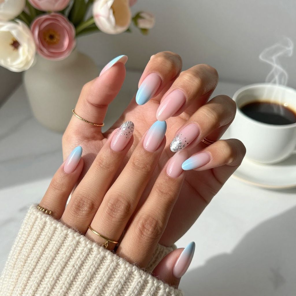 Pastel Ombre Magic Nail Design