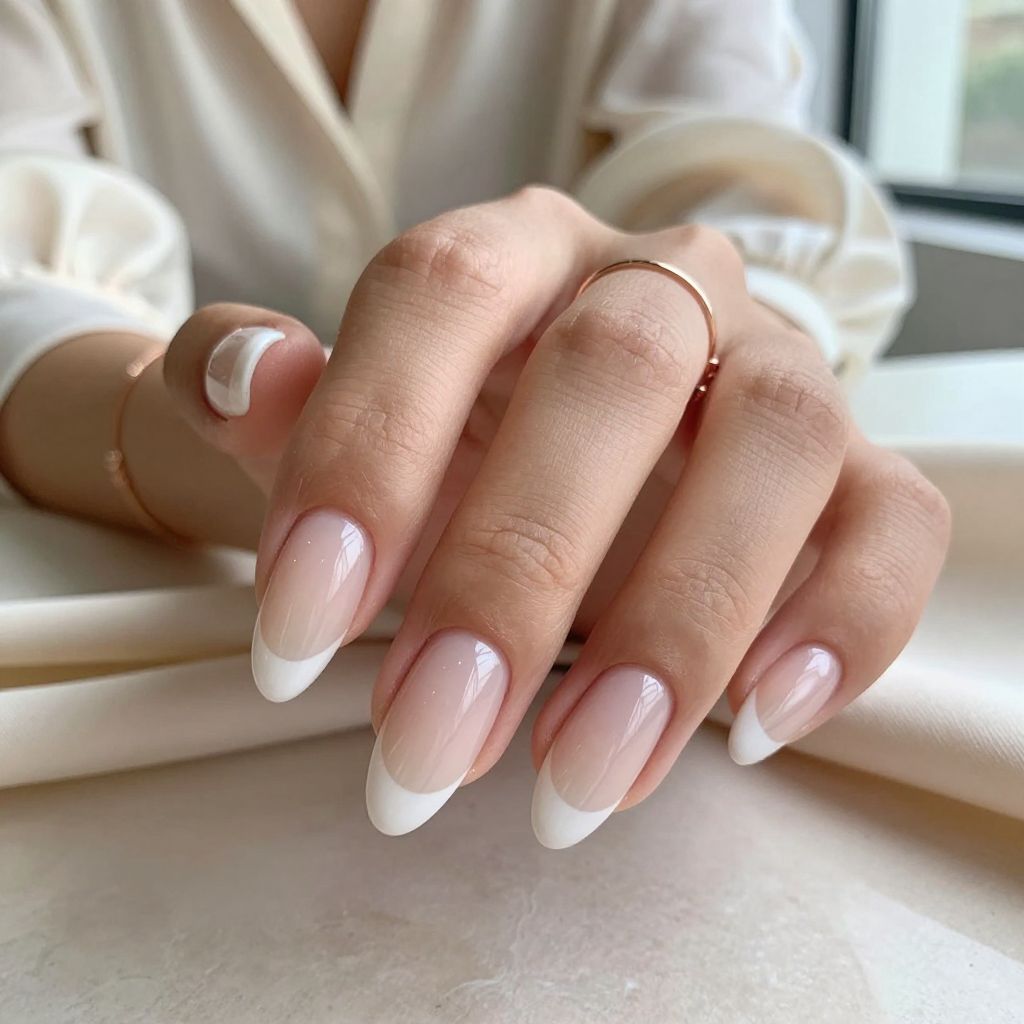 Wispy Sheer French Tips