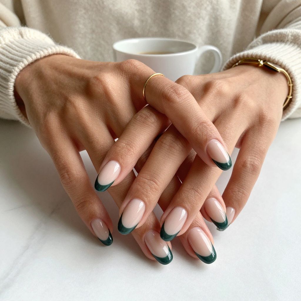 Forest Green French Twist