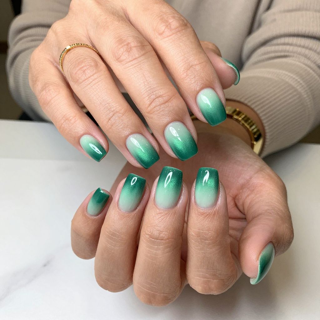 Jade Ombre Elegance