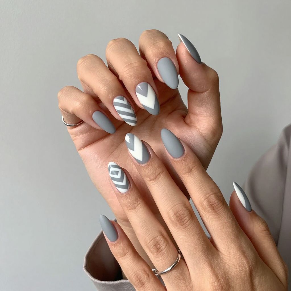 Soft Ash with Chevron Geometry