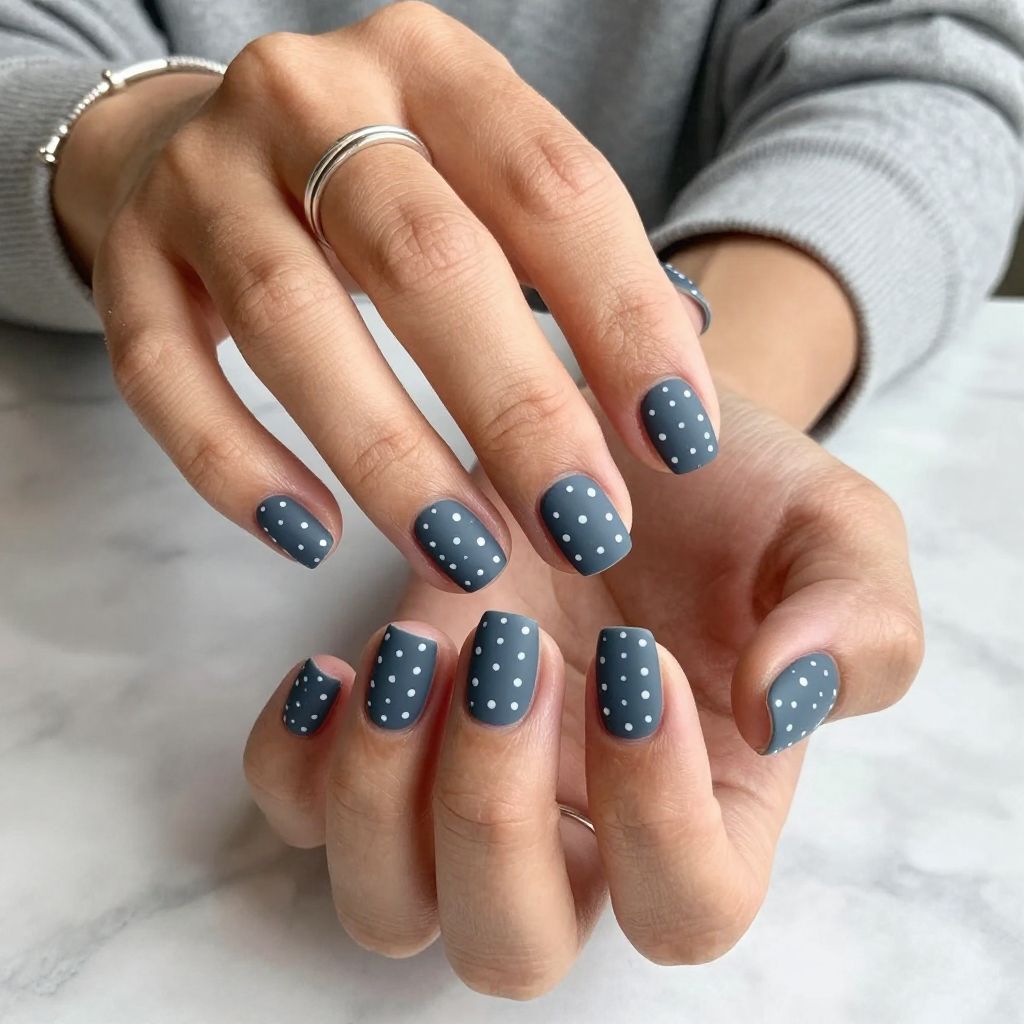 Urban Slate with Tiny White Dots
