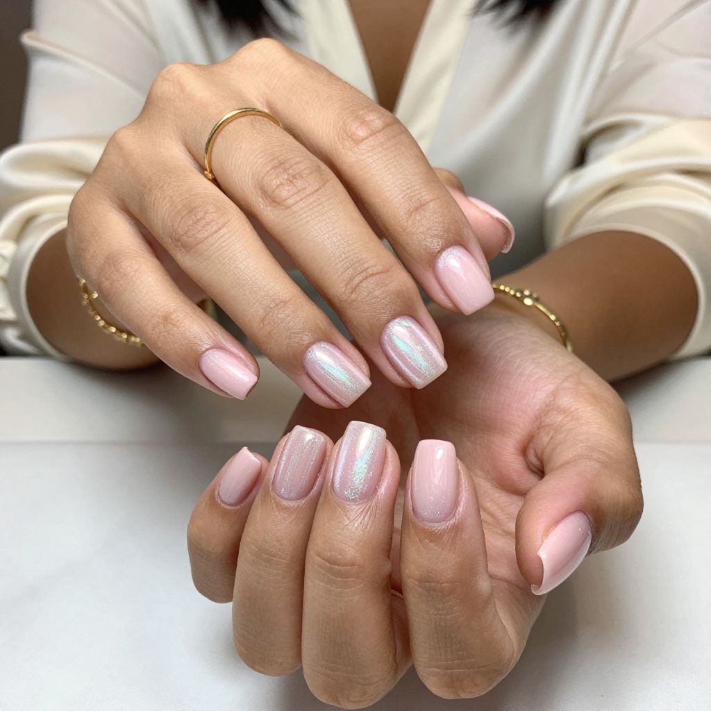 Blush Pink Opal Layers