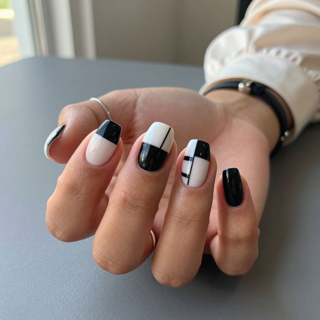 Geometric Black and White