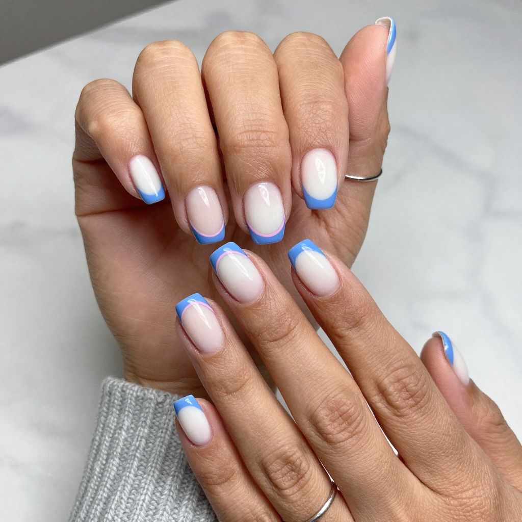 Classic French Tip Reinvented