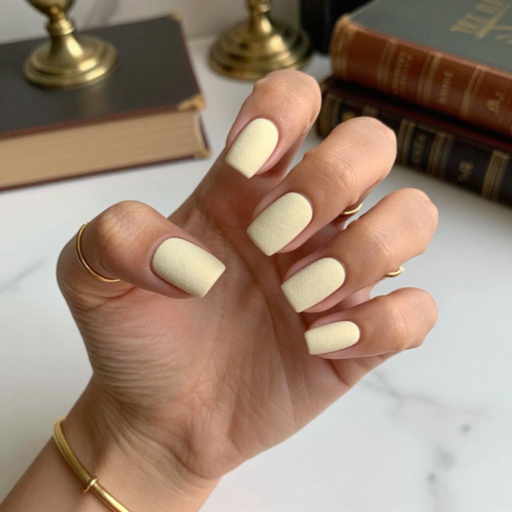 Vintage Cream Suede