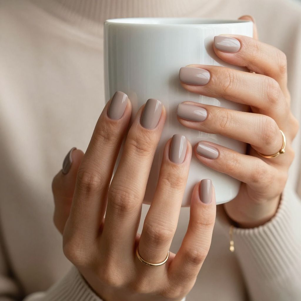 Soft Taupe Satin