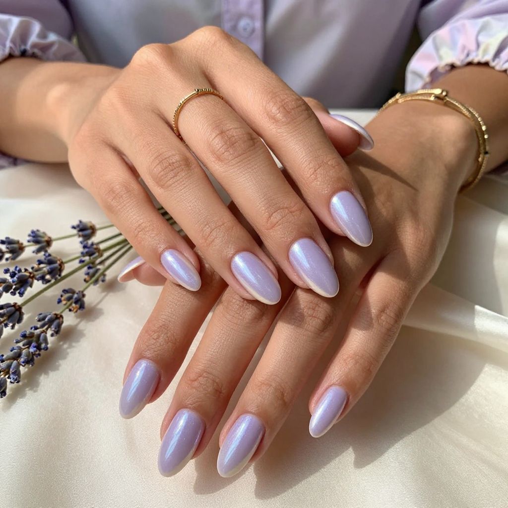 Pastel Purple Chrome Pearlescent Glow