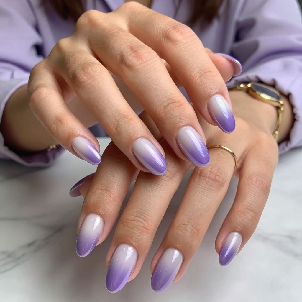Gradient Metallic Lilac Charm