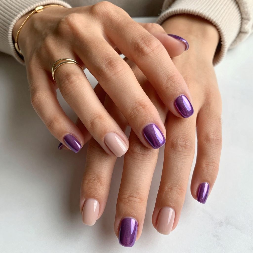 Royal Purple Chrome Tips