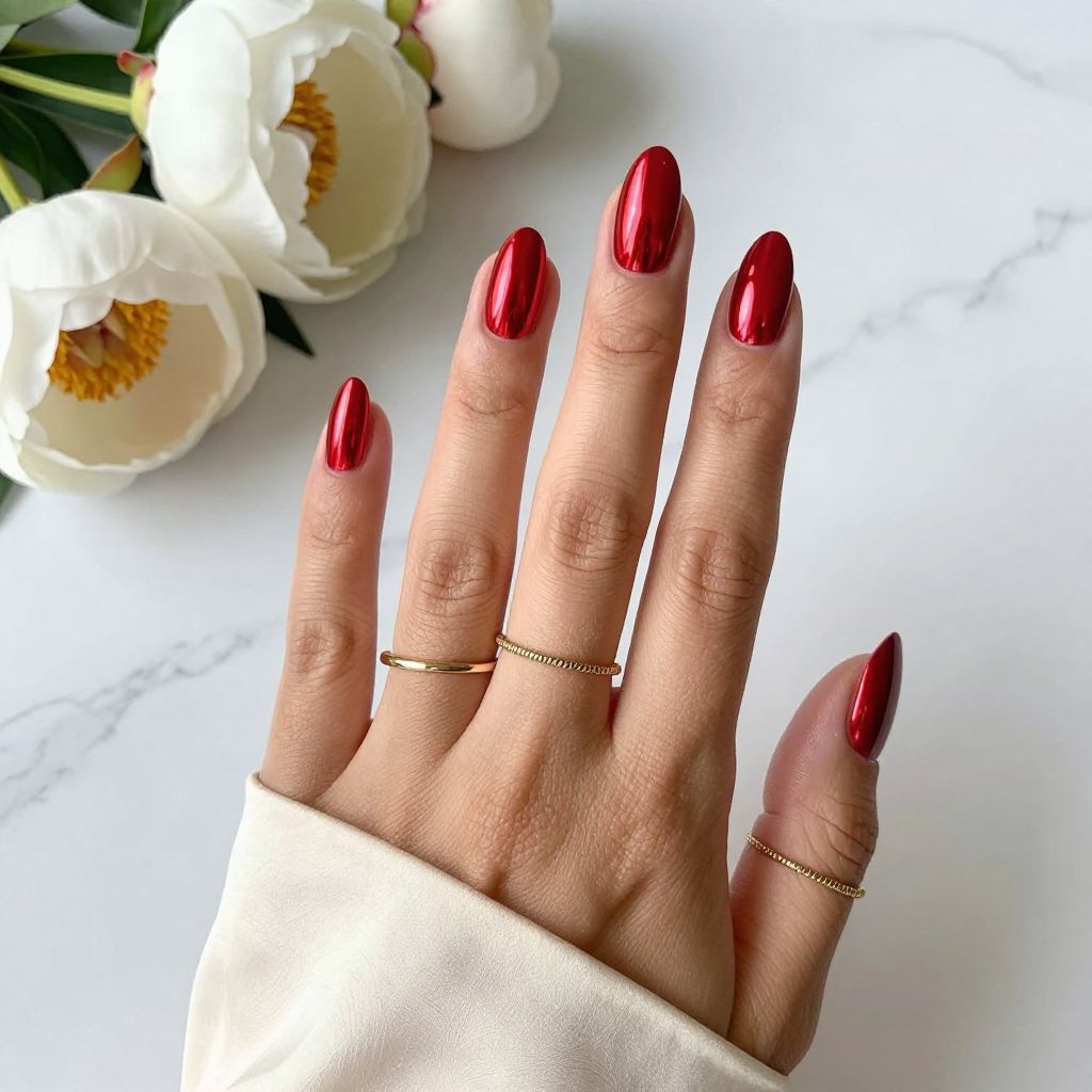 Cherry Red Chrome Shine