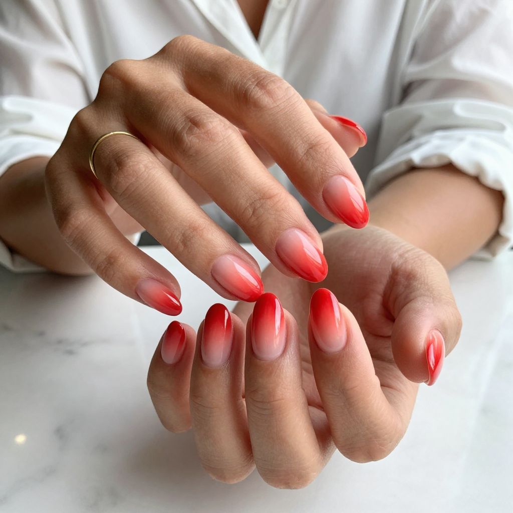 Ombre Red Sunset