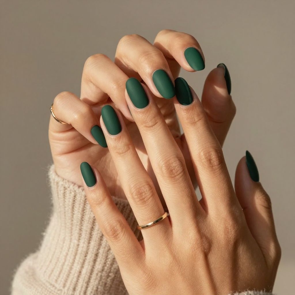 Dark Forest Green with Matte Finish