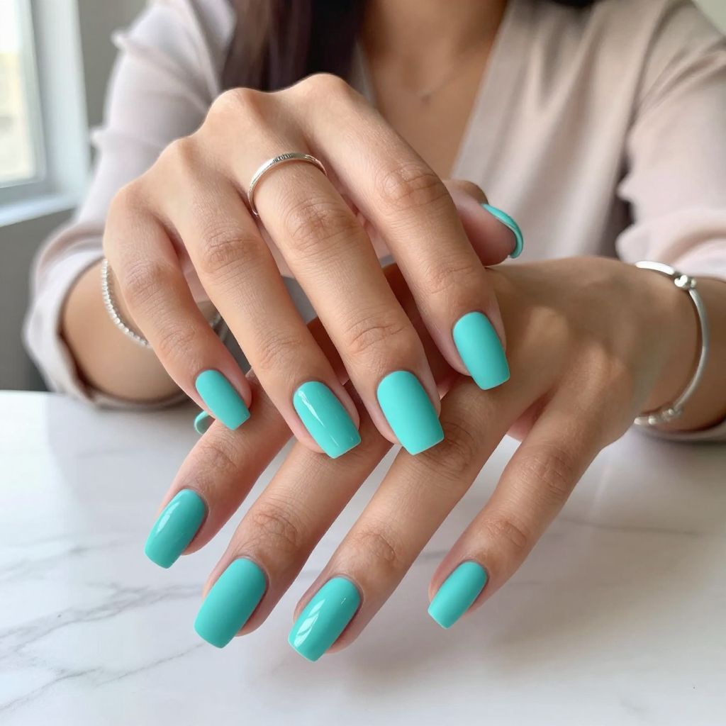 Turquoise Matte and Glossy Duo