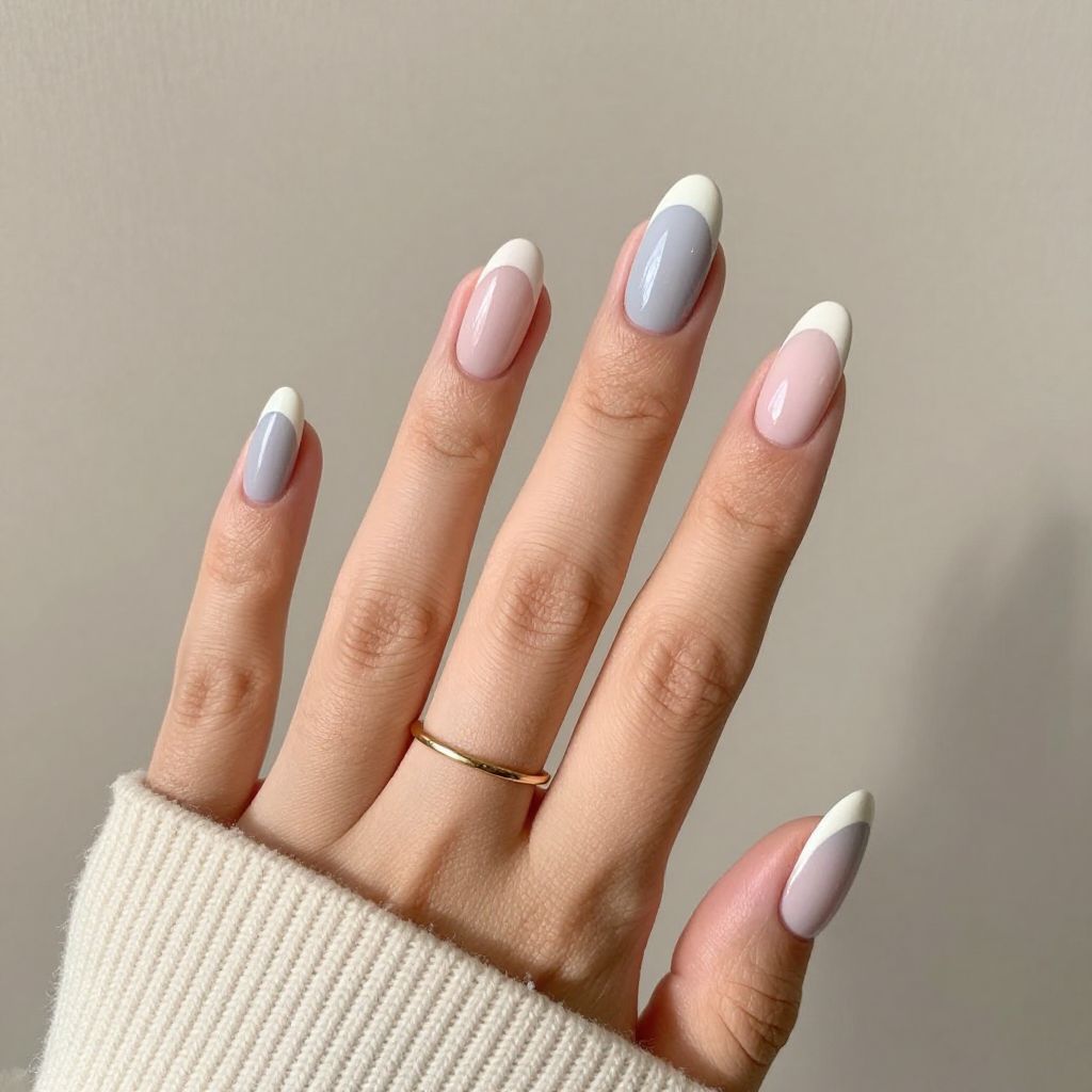 Creamy White Almonds with French Tip Twist