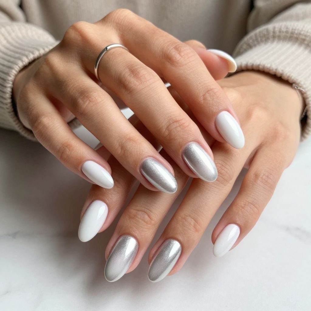 Subtle Silver Ombre